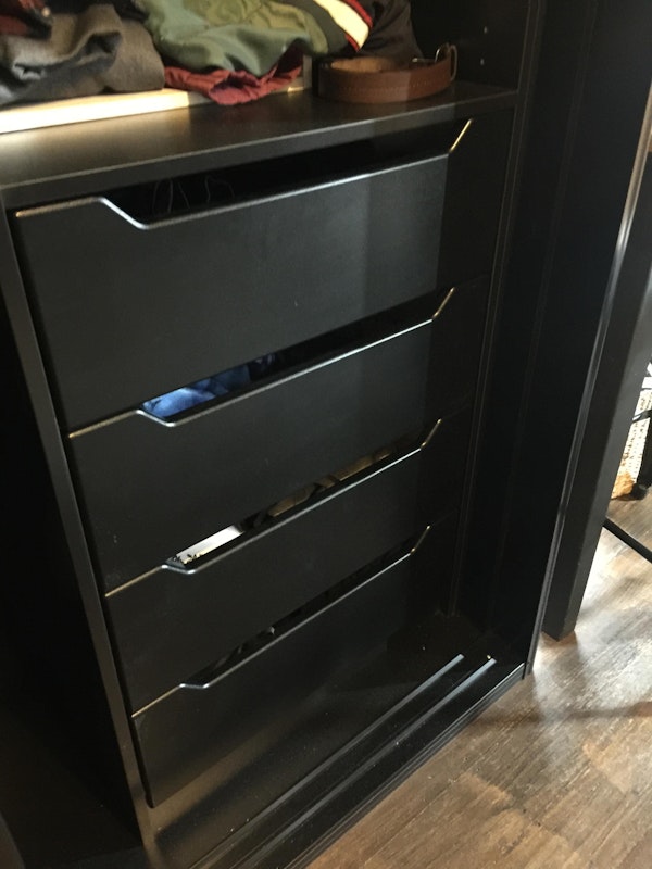 Black VW drawer fronts